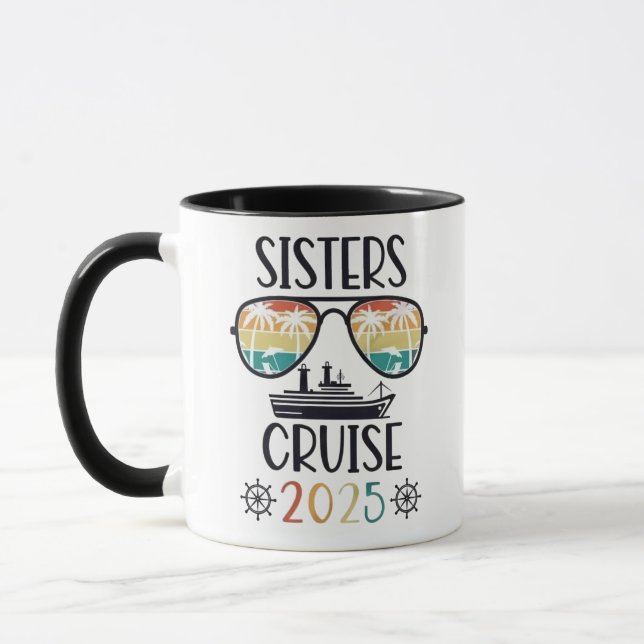 Sisters Cruise 2025 Family Matching Resa Mugg (Vänster)