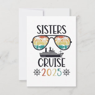 Sisters Cruise 2025 Family Matching Resa Tack Kort