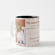 Sisters Custom Photo Mug – Personalized Gift
