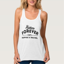Sisters Forever Linne Med Racerback