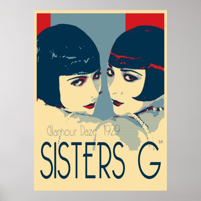 Sisters G - 1920's Mode Poster (Framsidan)