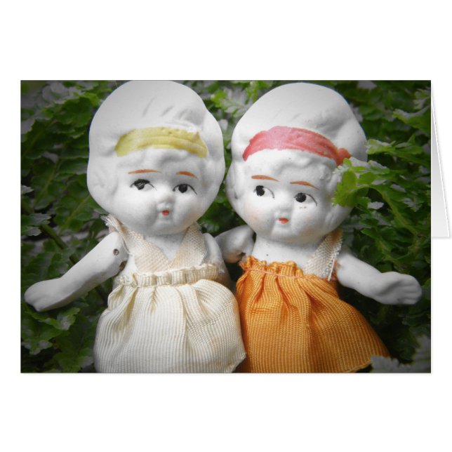 Sisters genom åldern hälsningskort (Framsidan Horizontal)