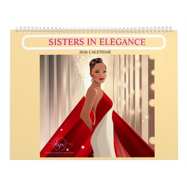  SISTERS IN ELEGANCE 2026 Calendar Kalender (Omslag)