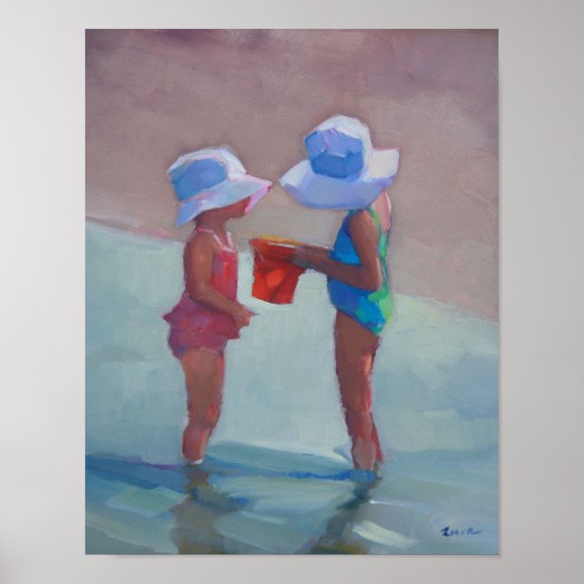 "Sisters in Sol Hats" - 14"x11" POSTER (Framsidan)
