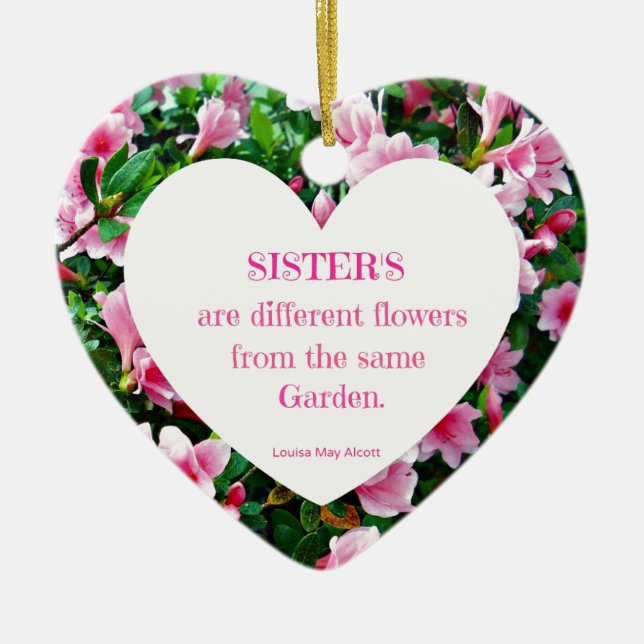 Sisters! Julgransprydnad Keramik (Framsidan)