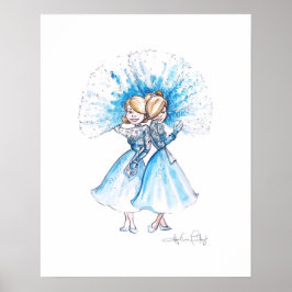 Sisters, konst av Heather Fransk Henry Poster