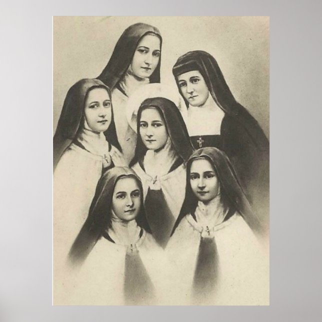 Sisters of St. Therese of Lisieux Little Flower Poster (Framsidan)