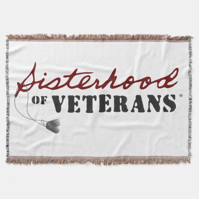 Sisters of Veterans Military Pride Design Filt (Framsidan)