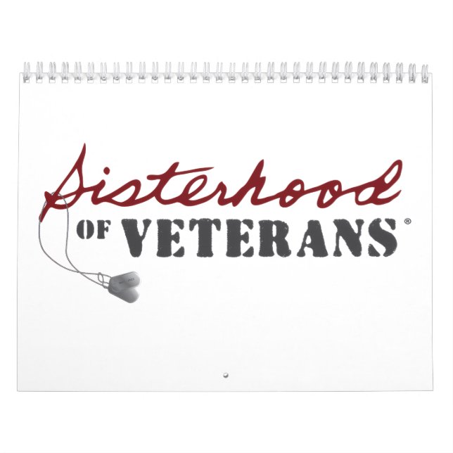 Sisters of Veterans Military Pride Design Kalender (Omslag)