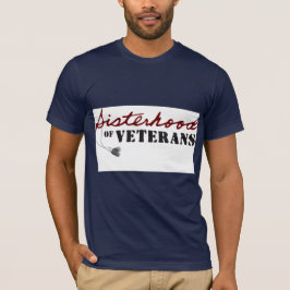 Sisters of Veterans Military Pride Design T Shirt