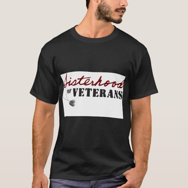 Sisters of Veterans Military Pride Design T Shirt (Framsida)