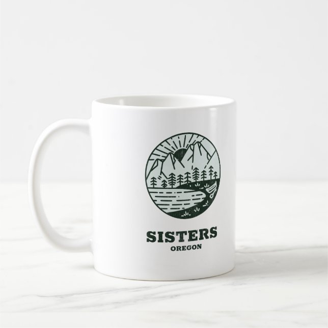 Sisters - Oregon Kaffemugg (Vänster)
