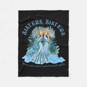 Sisters Pajamas Helgdag White jul Movie 1954 Fleecefilt