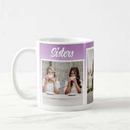 Sisters Photo Collage. Bästa typ av behandling Kaffemugg
