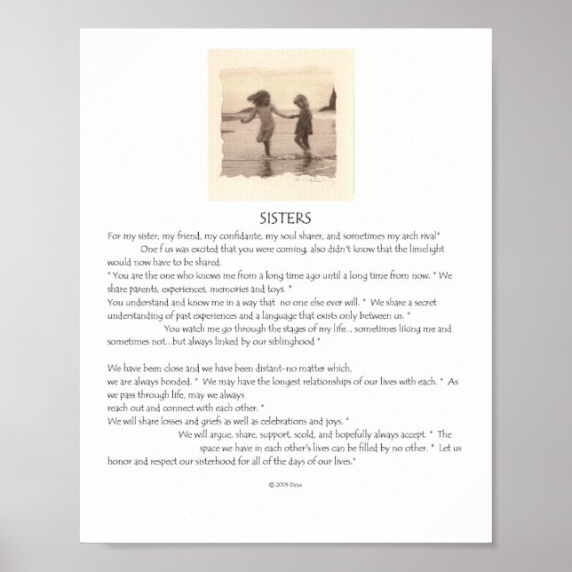 Sisters Poster (Framsidan)