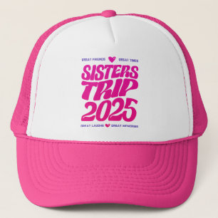 Sisters Resa 2025 Vacation Vibe Matching Kärlek Keps