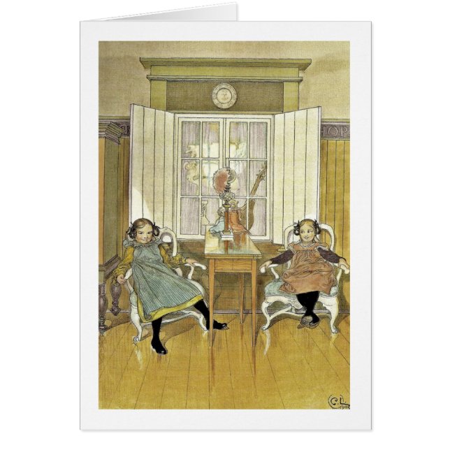 Sisters Sitta i stolar Hälsningskort (Framsidan)