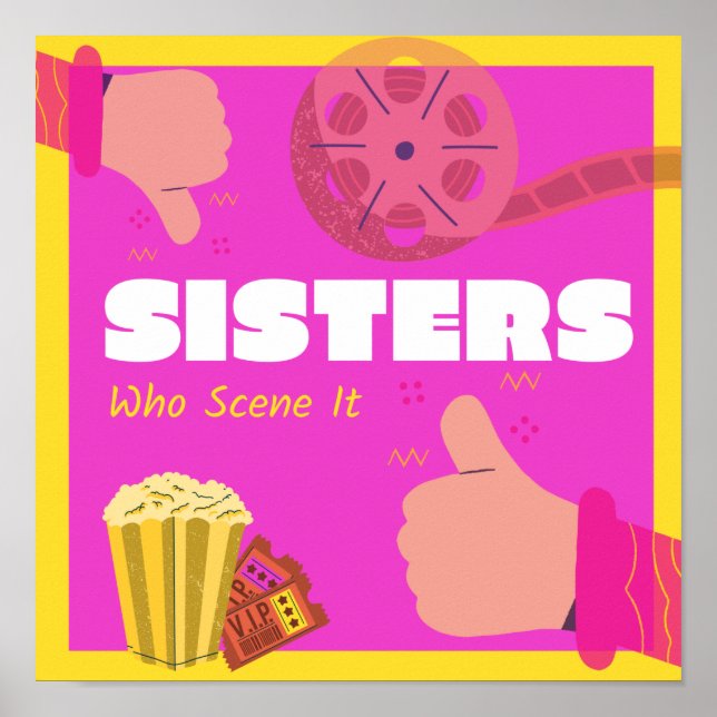 Sisters som scen den podradio Poster (Framsidan)