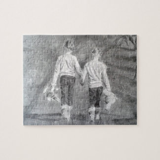 Sisters teckning pussel