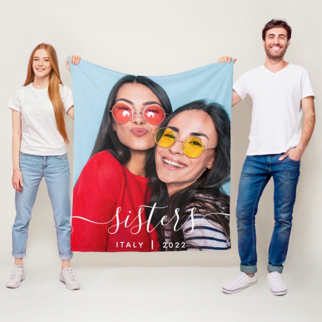 Sisters Vacation Fleece Blanket (På plats)
