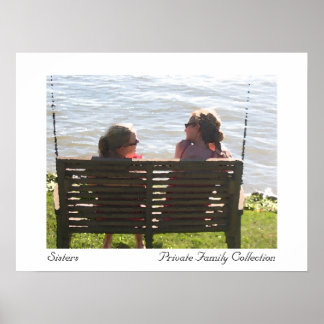 Sisters vattenfärg poster