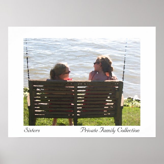 Sisters vattenfärg poster (Framsidan)