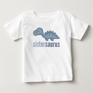Sistersaurus Dinosaur Sister Matching TShirt T Shirt