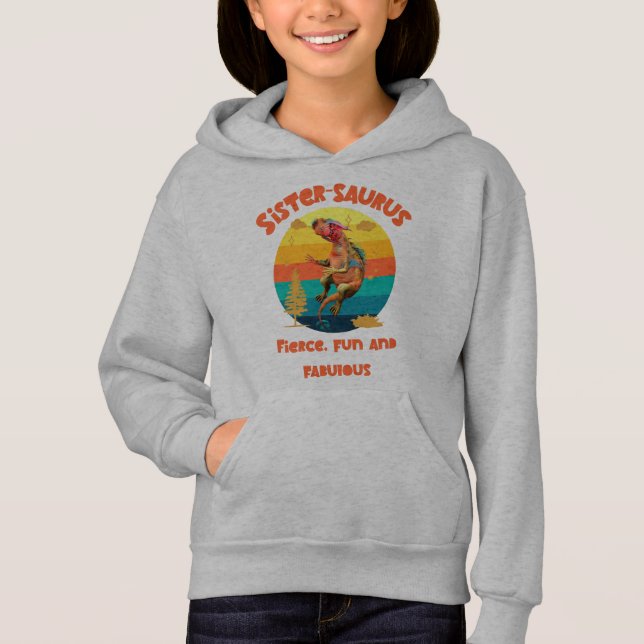 Sistersaurus: Fierce, roligt och fantastiska T Shirt (Framsida)