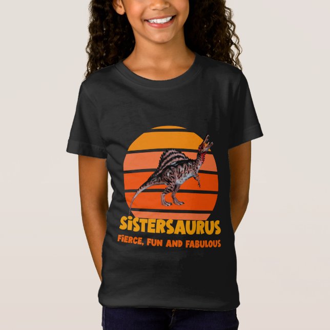 Sistersaurus: Fräckhet, roligt och fantastiska fin T Shirt (Framsida)