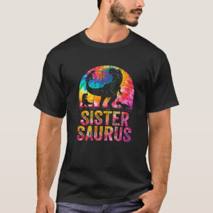 Sistersaurus T Rex Dinosaur Sister Saurus Familj M Shirt