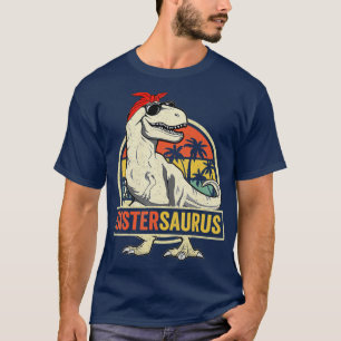 Sistersaurus T Rex Dinosaur Sister Saurus Familj M T Shirt
