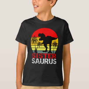 Sistersaurus t Rex Dinosaurius Shirt