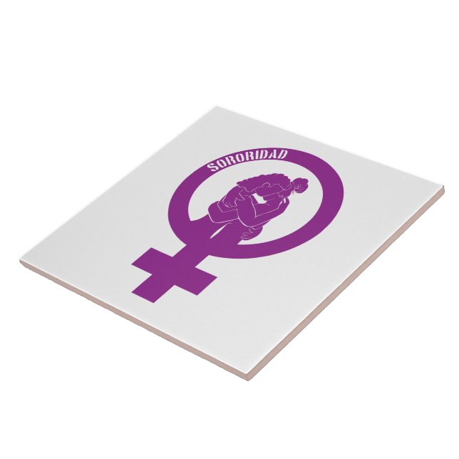 Sisterskapets panel kakelplatta (Sidan)