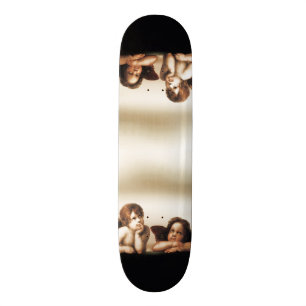 Sistina Madonnans keruber tänker Old School Skateboard Bräda 18 Cm
