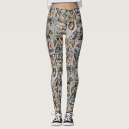 Sistine Chapel av Michelangelo Yoga Running Leggings