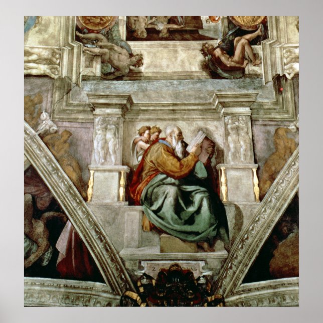 Sistine Chapel Ceiling, 1508-12 Poster (Framsidan)