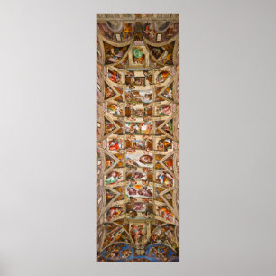 Sistine Chapel Ceiling, 1512 från Michelangelo Poster