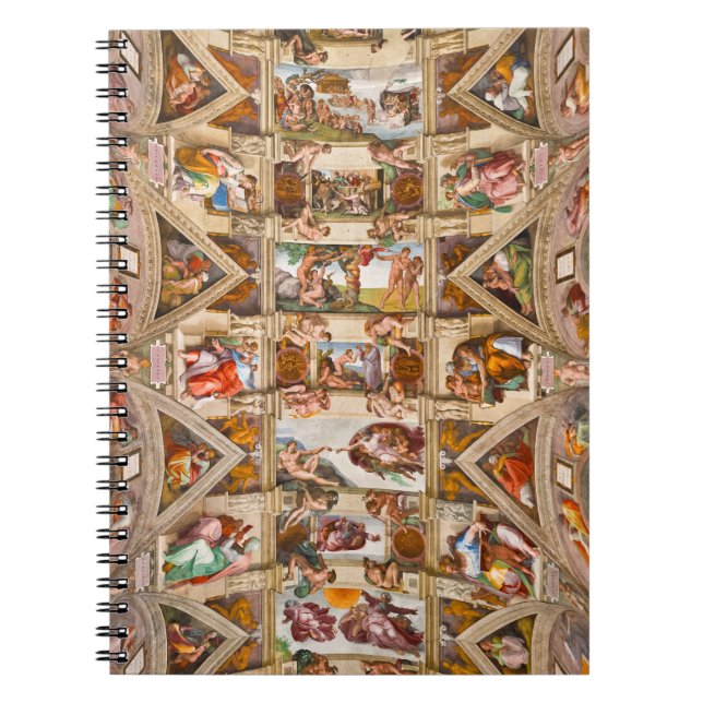 Sistine Chapel Ceiling av Michelangelo Buonarroti Anteckningsbok (Framsidan)