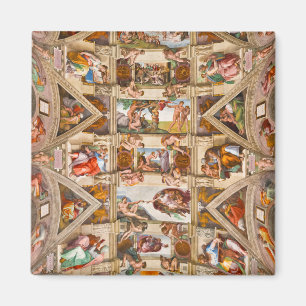 Sistine Chapel Ceiling av Michelangelo Buonarroti Magnet
