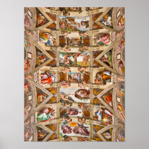 Sistine Chapel Ceiling av Michelangelo Buonarroti Poster