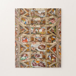 Sistine Chapel Ceiling av Michelangelo Buonarroti Pussel