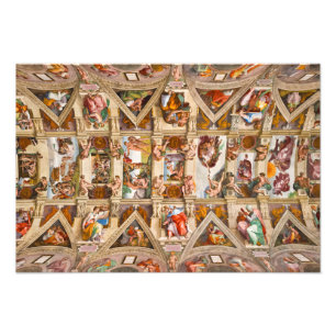 Sistine Chapel Ceiling av Michelangelo Fototryck