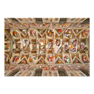 Sistine Chapel Ceiling av Michelangelo Fototryck
