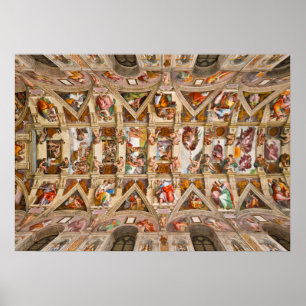 Sistine Chapel Ceiling av Michelangelo Poster