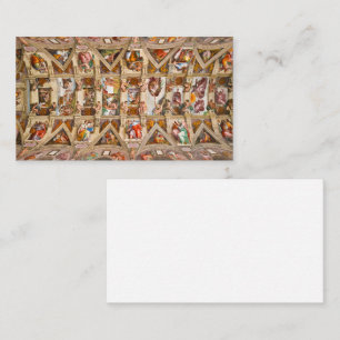 Sistine Chapel Ceiling av Michelangelo Visitkort
