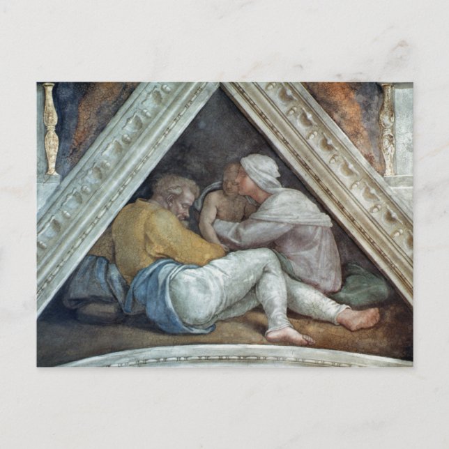 Sistine Chapel Ceiling: Kristus förfäder Vykort (Framsida)