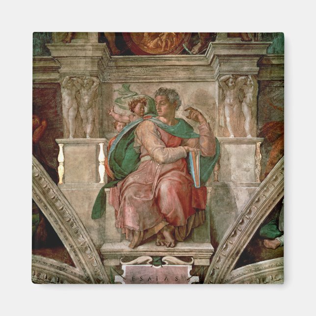 Sistine Chapel Ceiling: Prophet Isaiah Magnet (Framsidan)