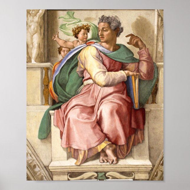 Sistine Chapel Ceiling - Prophet Isaiah Poster (Framsidan)