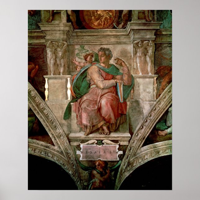 Sistine Chapel Ceiling: Prophet Isaiah Poster (Framsidan)