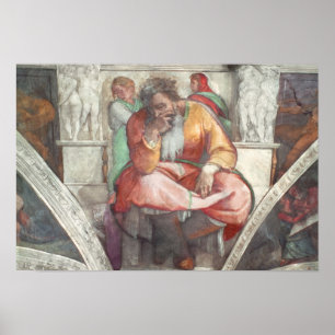 Sistine Chapel Ceiling: Prophet Jeremiah Poster